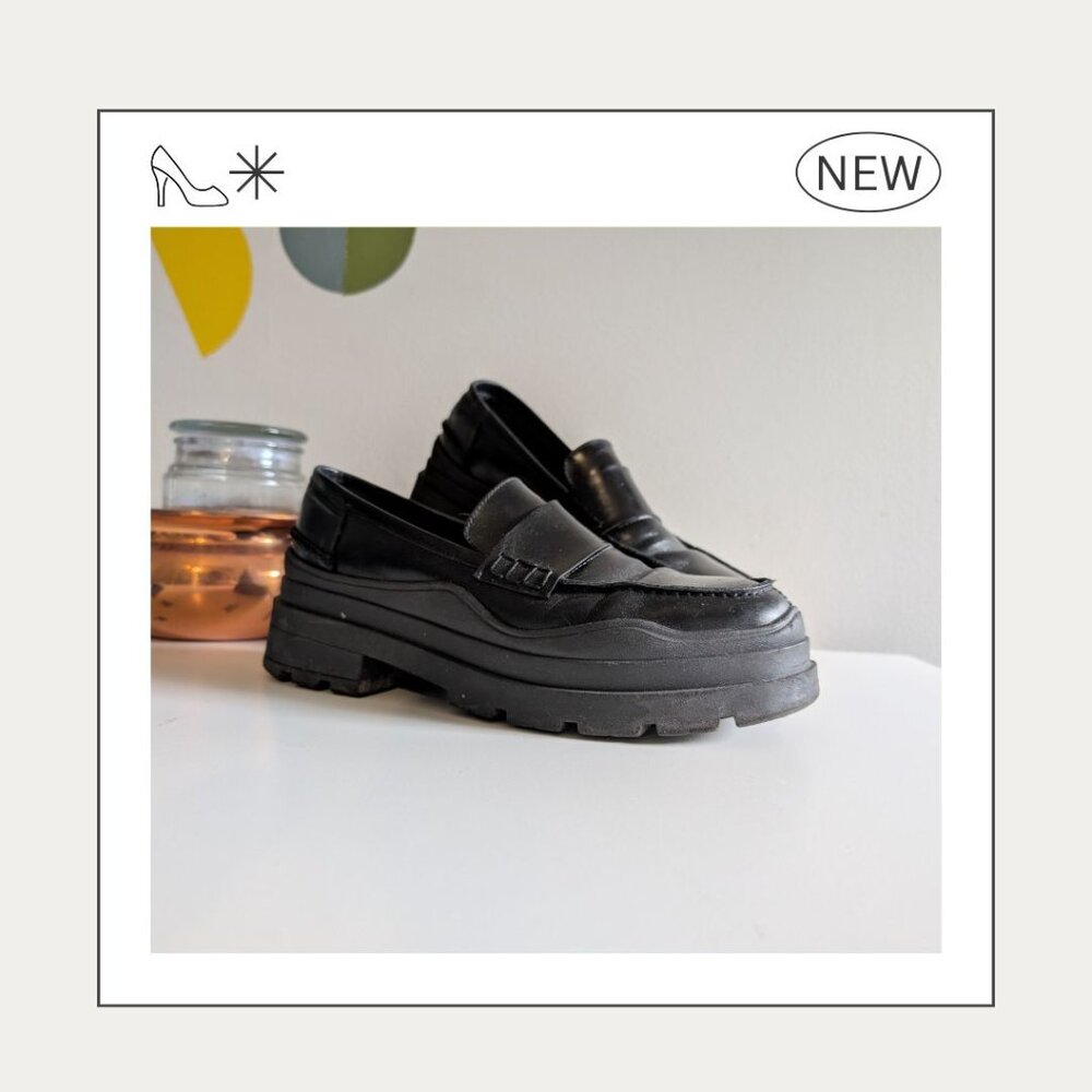 Chunky Leather Loafers